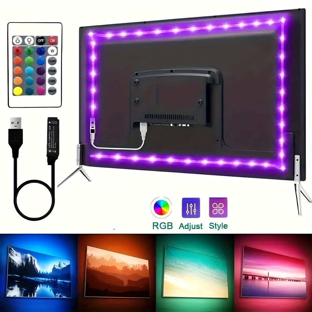 רצועת תאורת LED צבעונית RGB עם שלט רחוק בעל 24 כפתורים — היתרונות המרכזיים של רצועת ה-LED