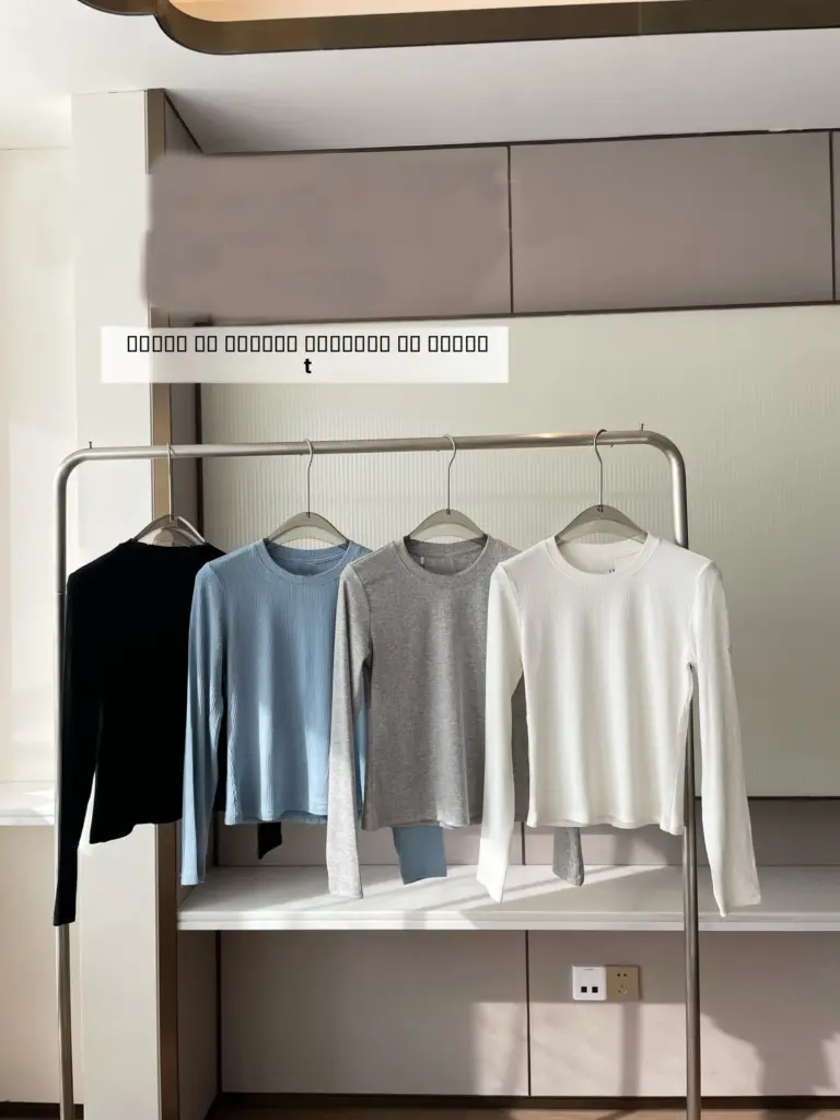Spring 2026 Quick Dry Threaded Long Sleeve Pilates Yoga Top Women's Base Layer T-Shirt Knitted Cotton round Neck Regular
