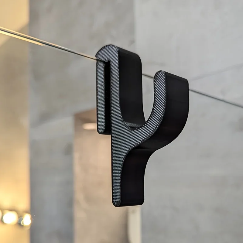 3D Shower Door Towel Hook for 8mm Glass Doors Bathroom Hanger for Clot — סקירה, מחיר והמלצה