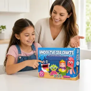 20-Project Craft Kit All-Inclusive Boxed Paper Craft Kit Themed Artwork