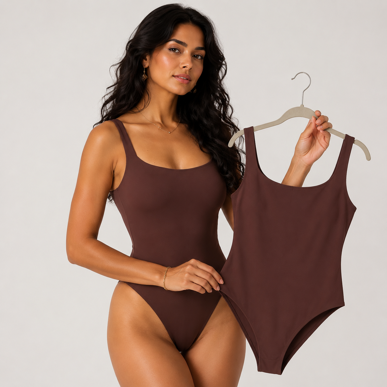 Ultra-Thin Shaping Bodysuit High-Waisted Short-Shorts Nylon Fabric Bare-Back Sensation Tummy-Control Summer Collection