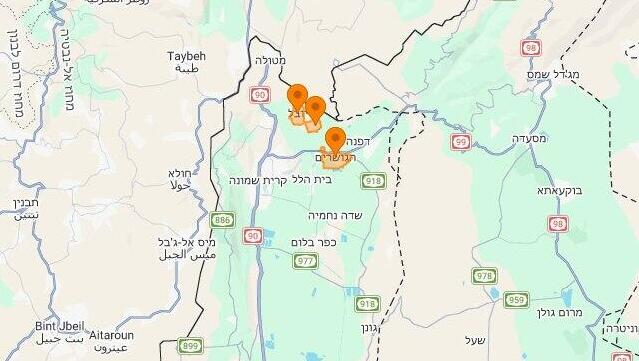 מיירטים שוגרו ל"מטרה חשודה" באצבע הגליל, צה"ל: "זיהוי שווא" | תיעוד