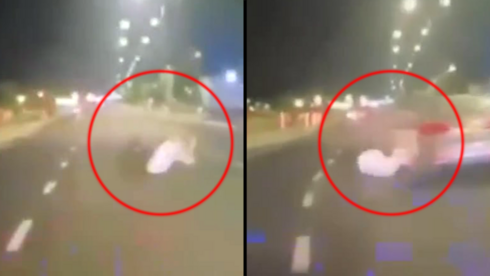 חשוד בפריצה ניסה להימלט, השוטרת נתלתה על רכבו – ונפלה באמצע הכביש