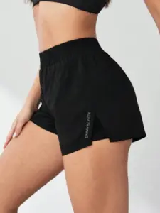 2026 New Style Faux Two-Piece Anti-Exposure Yoga Shorts Sports Shorts Running Fitness Tennis Casual Basic Sports Pants W