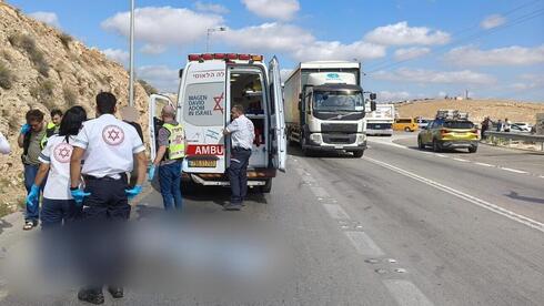 רוכב אופנוע נהרג בתאונה עם רכב משא בגוש עציון