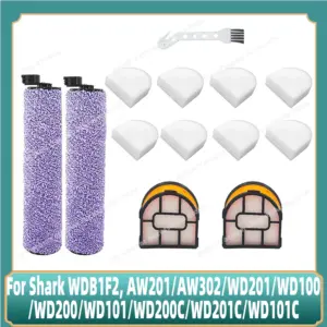 Compatible For Shark WDB1F2 WD201 WD201C WD100 For HydroVac XL 3-in-1 Vacuum Cleaner Accessories Roller Brush Filter Par