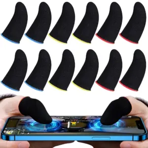 Gaming Finger Sleeve Breathable Fingertips For PUBG Games Anti-Sweat Touch Screen Finger Cots Cover Sensitive Mobile Tou