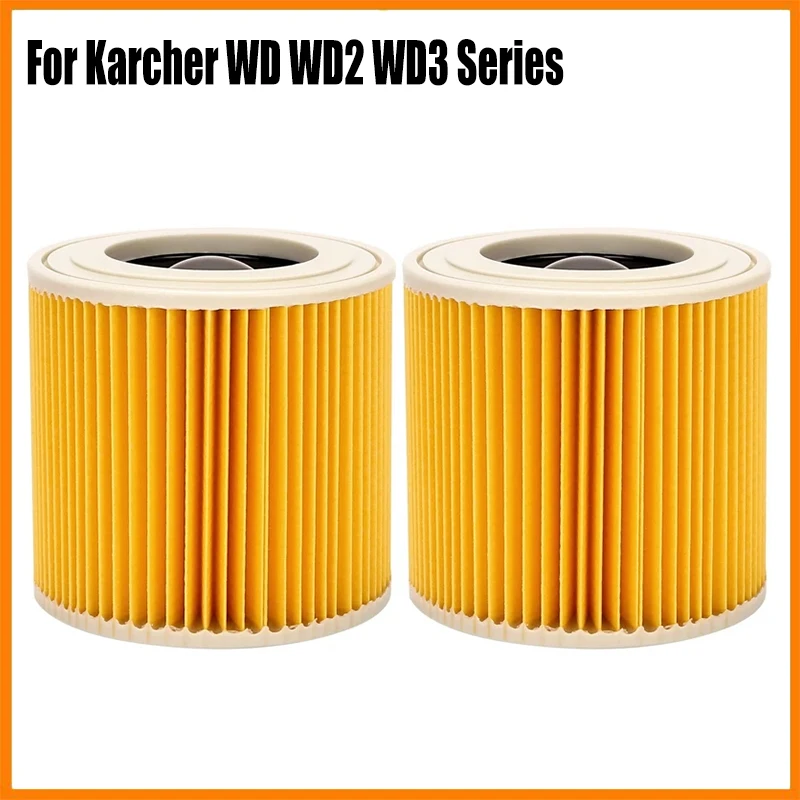 For Karcher WD WD2 WD3 WD1 MV3 MV2 Series Wet Dry Vacuum Cleaner Replacement Cartridge Filter Household Cleaning Tools A