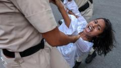 Indian police accused of sexually harassing journalists at protest