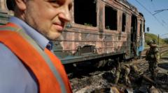 Fear and disruption for Ukraine's rail passengers as Russia escalates drone attacks