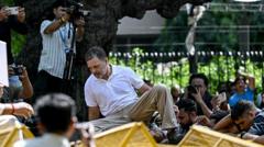 Indian opposition MPs detained in protest against election chief